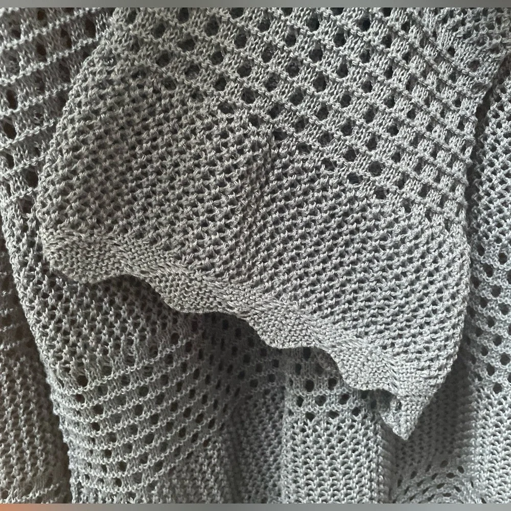 🆕 Women's Crochet Quarter Sleeve Tunic Dress Summer Beach Swim Cover-Up - Picture 11 of 16